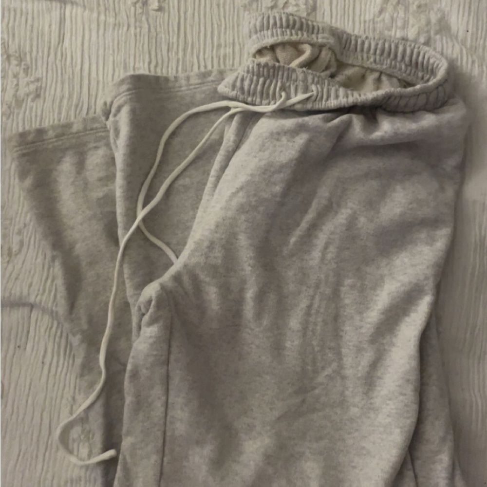 Brandy Melville Gray Wide Leg Pants